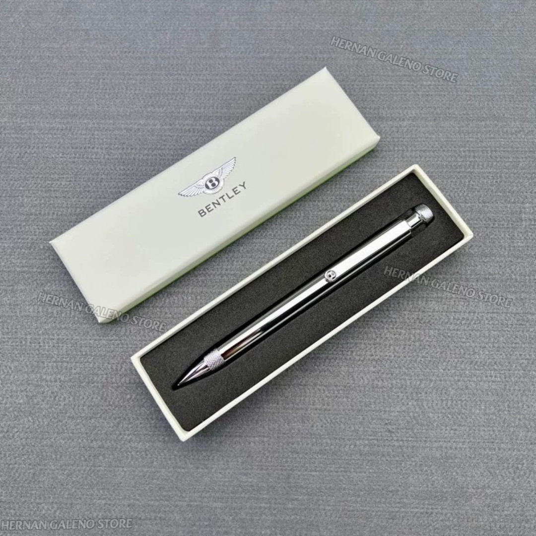 💥Bid Bentley Black Silver Ballpoint Pen Executive Gift Box Luxury💥