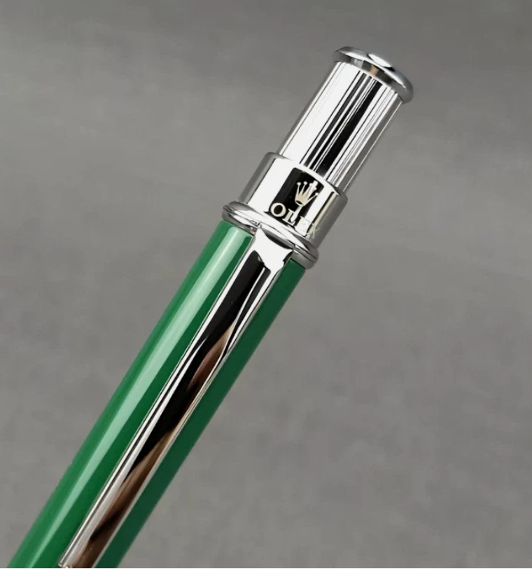 Rolex Submariner Green Ballpoint Pen Oyster Style Writing Pen – Luxury w/ Box
