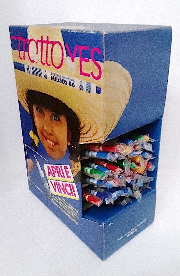 1986 Italy TRAIT PEN TRAIT STAND + 43 COLORAT SEALED PENS