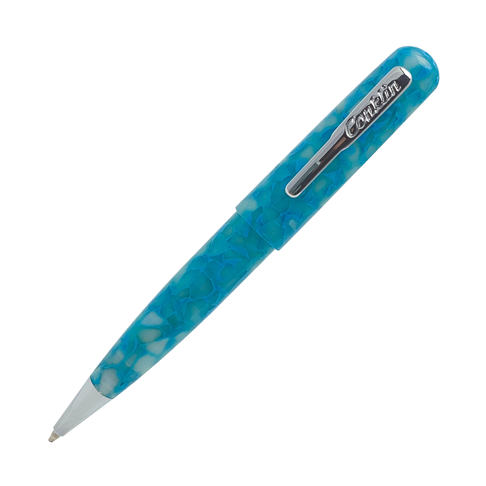 Conklin All American Ballpoint Pen in Turquoise Serenity – NEW in Original Box