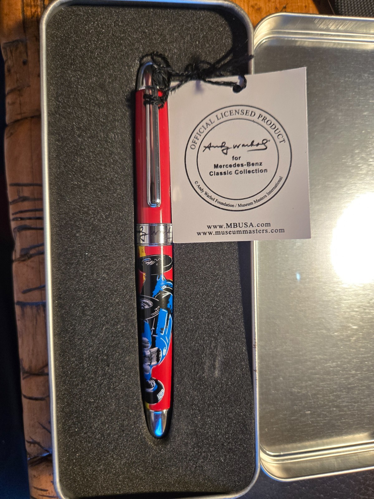 Acme Andy Warhol Mercedes Benz Rollerball pen – «FIRST EDITION» ORIGINAL OWNER