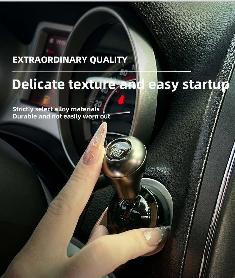 All-metal Ball-pen Style One-touch Car Start Button