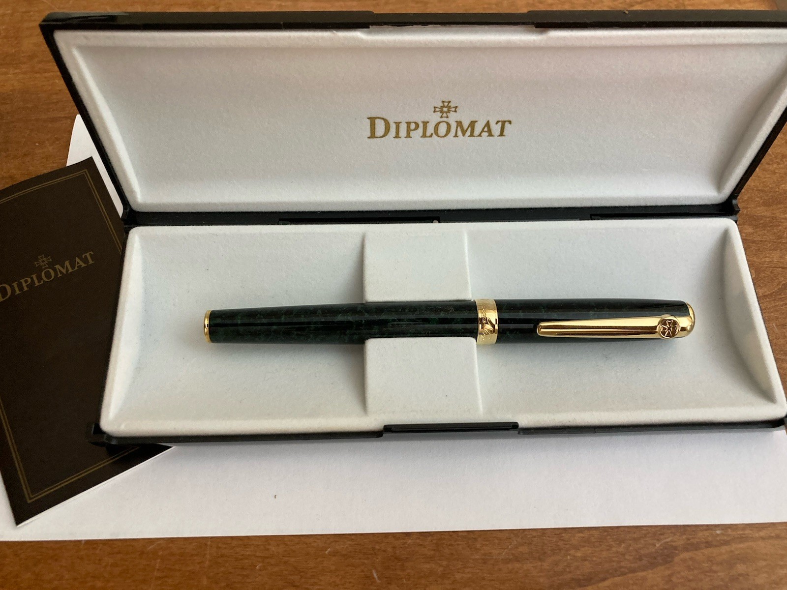 DIPLOMAT Rollerball Pen Pearl Brown, Germany, NIB