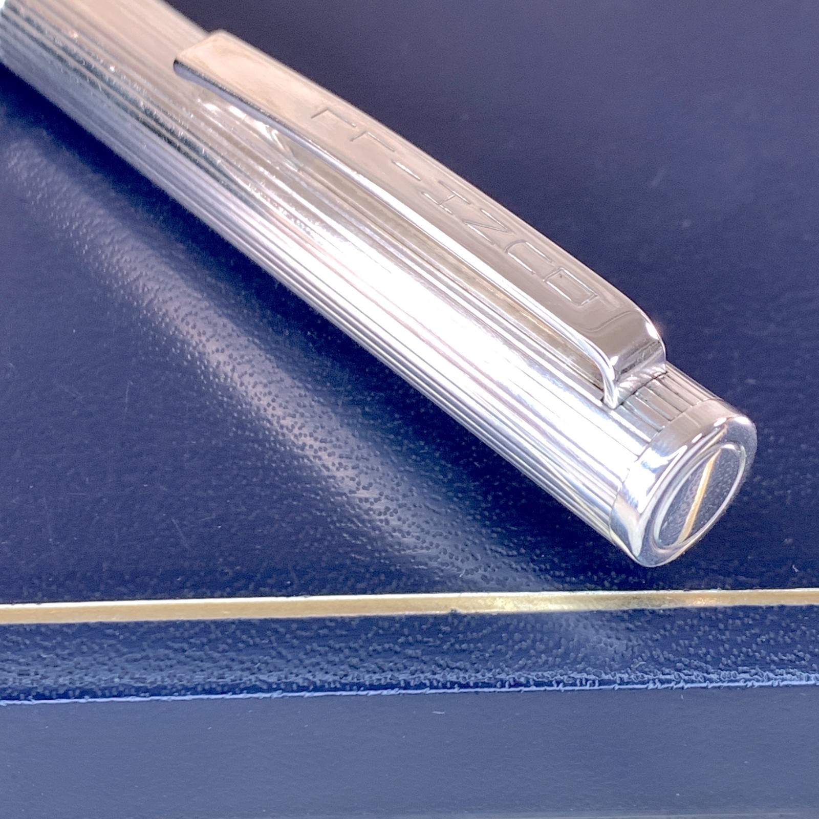Vintage Dunhill Ballpoint Pen 925 Sterling Silver with Case