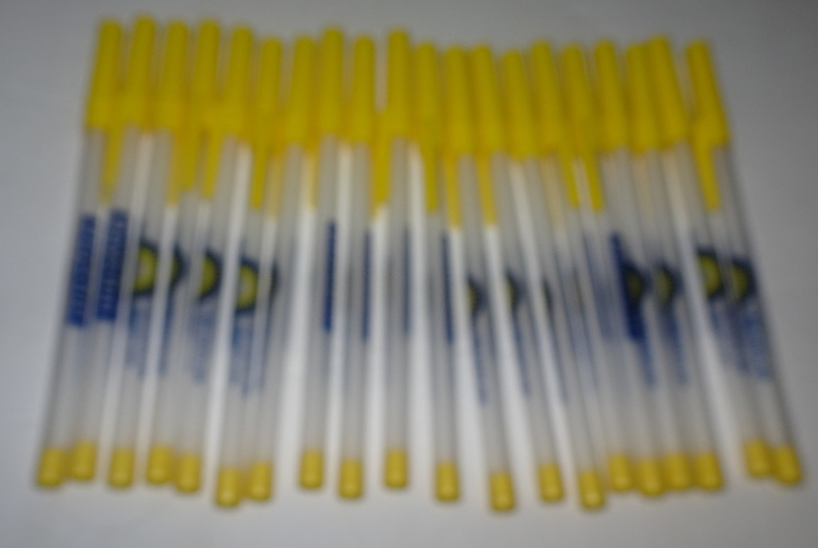 LOT OF 20 = Days Inn motel Yellow advertising stick pen = Black Ink pens