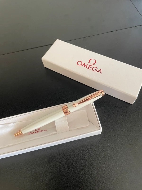 OMEGA Rose Gold Pen Official Timekeeper Collectible Branded Accessory