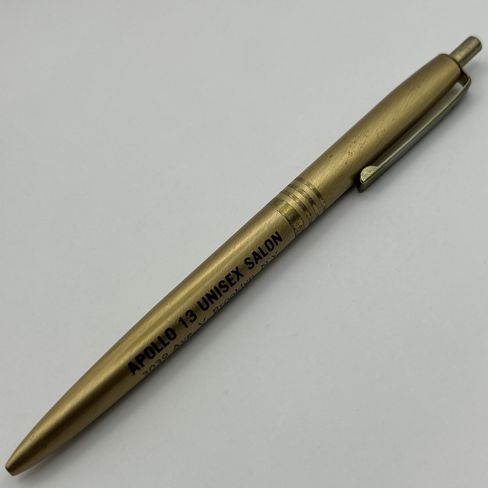 VTG Ballpoint Pen Apollo 13 Unisex Salon Brooklyn New York