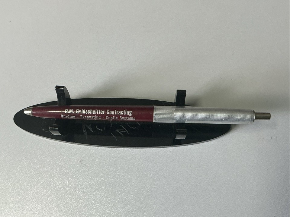 VTG Ballpoint Pen – R.M. Goldscheitter Contracting Saxonburg PA