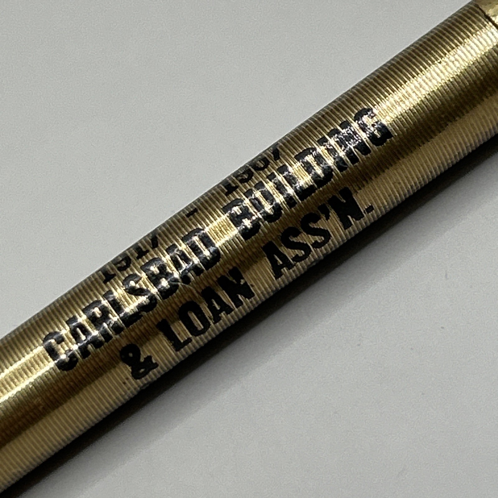 VTG 1967 Ballpoint Pen CARLSBAD BUILDING LOAN ASSOCIATION Carlsbad NM New Mexico