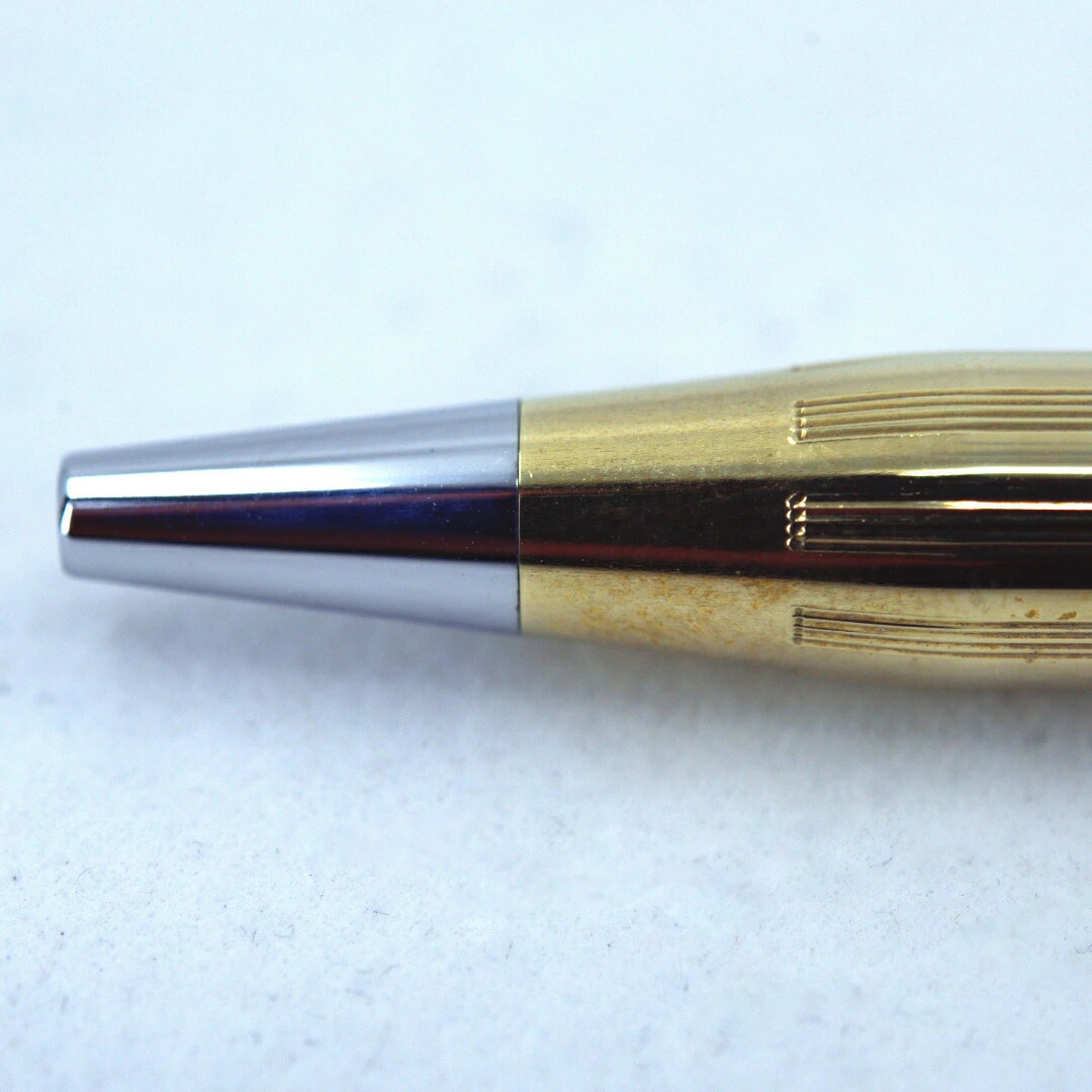 CROSS Ballpoint Pen Gold Confirmed Gold Metal Unisex Goods/Accessories