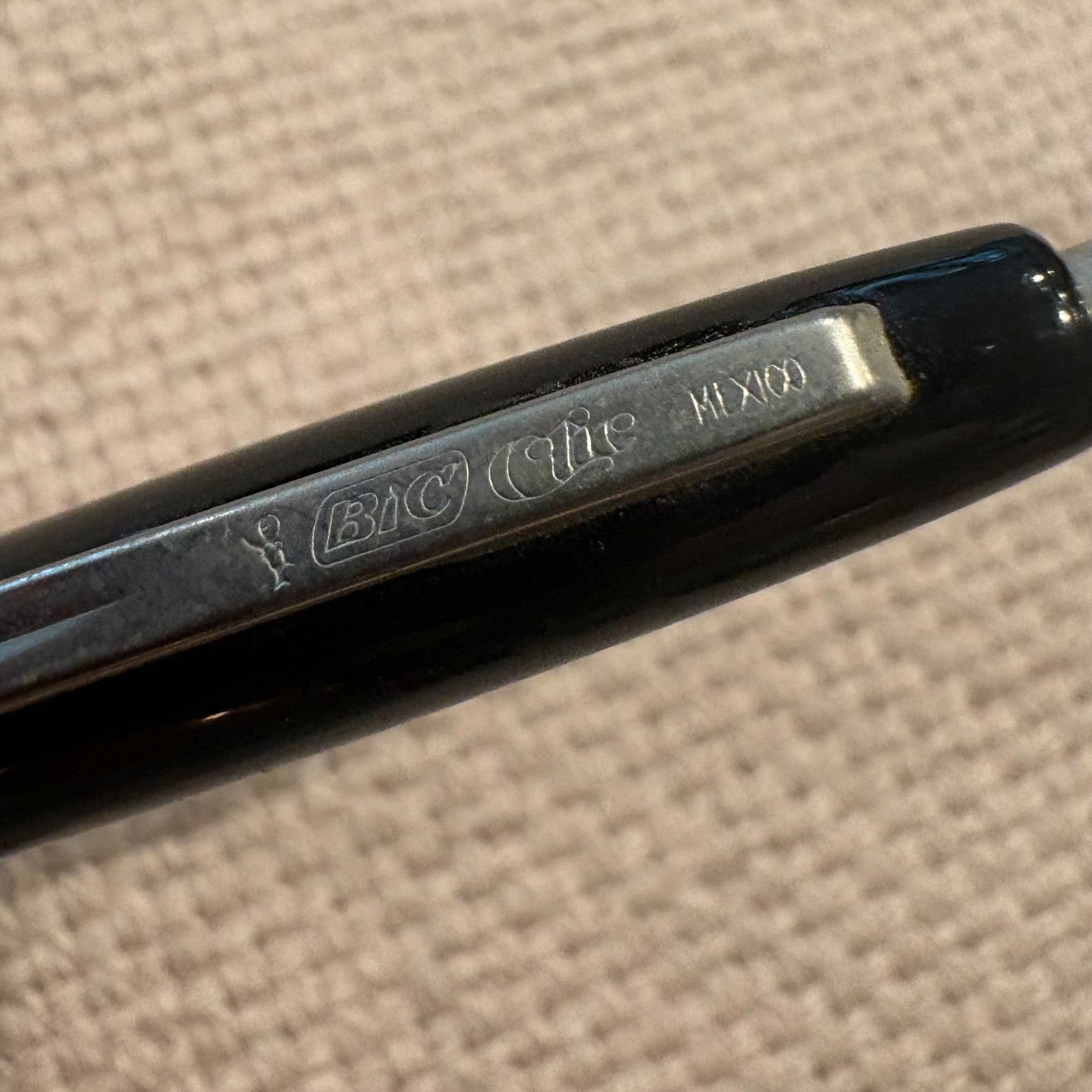 Vintage Bic Clic Pen Neiman Marcus Logo Advertising Made in Mexico – Still works
