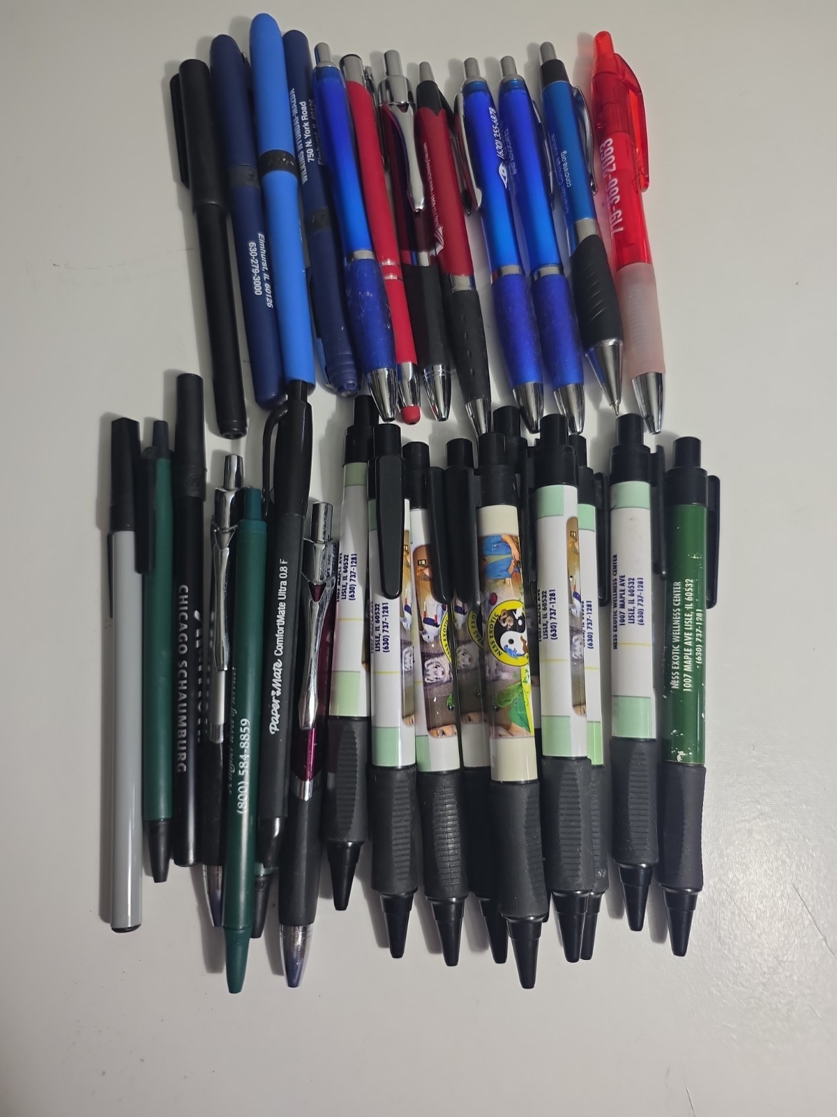 Random Lot Of 30 Pens Untested