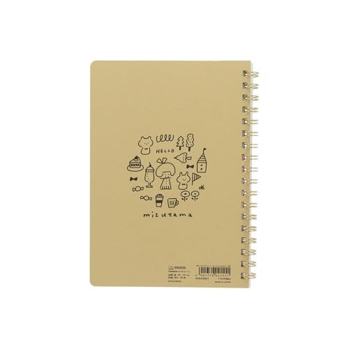 Sun-Star Stationery mizutama Goods Ring Notebook Pocket Mint Green S2643863