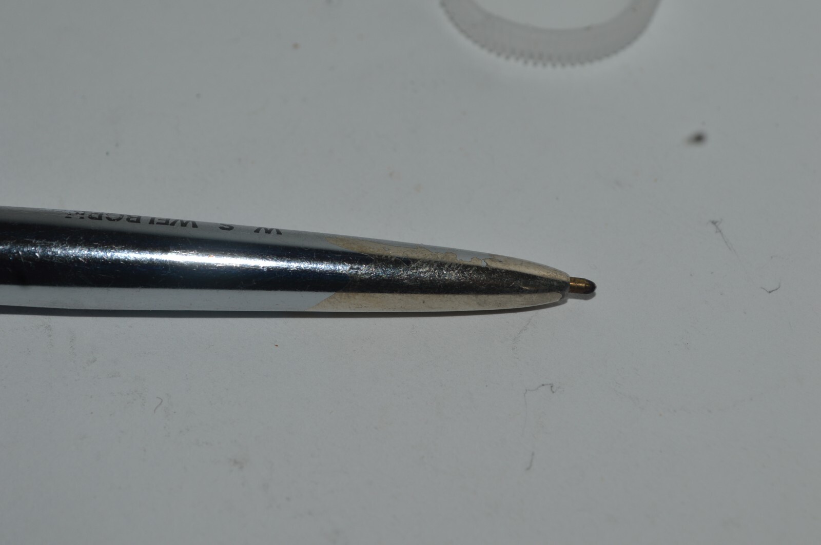 UNIPECO 2 Color Ink Ballpoint Pen W.S. Welborn Promo All Metal Body Tested Works