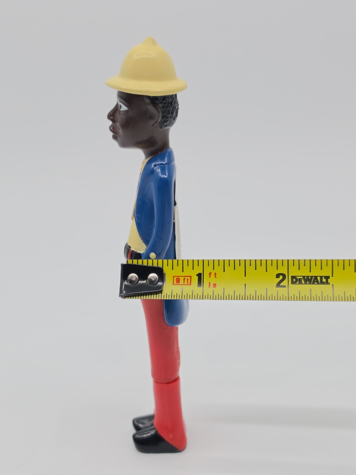 Rare Colonial Figure Novelty Pen African Colon Statue 5.5″ NOS Heart and Star