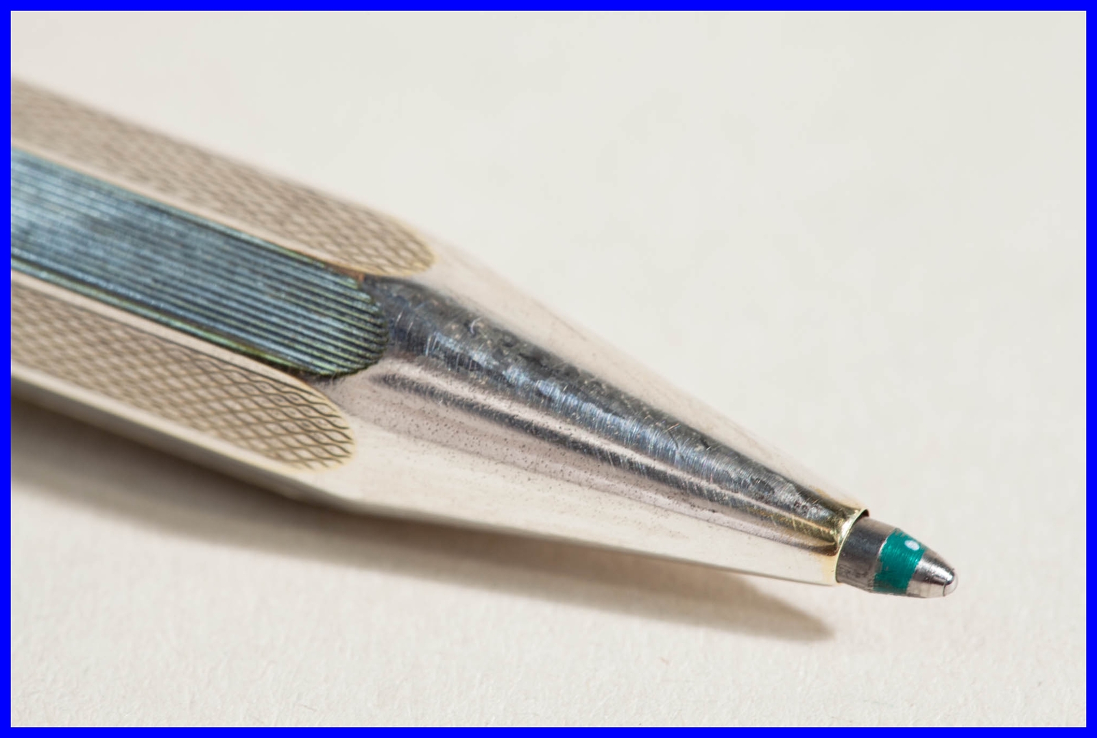 Exclusive 4 color Ballpoint pen 1960s German Design FEND TRUXA Silver plated