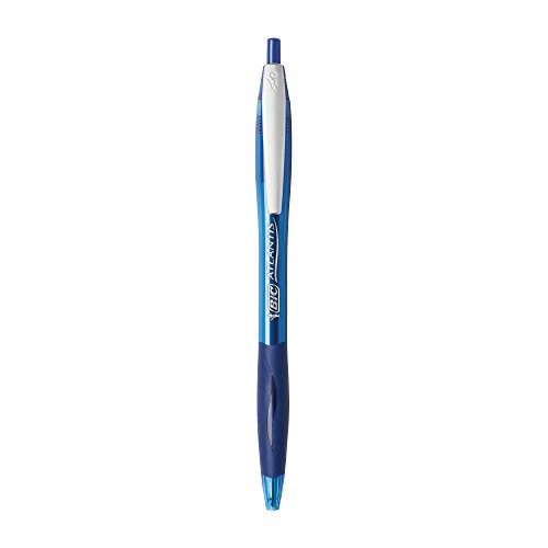 Glide Retractable Ballpoint Pens, Medium Point 2 Count (Pack of 1) Blue