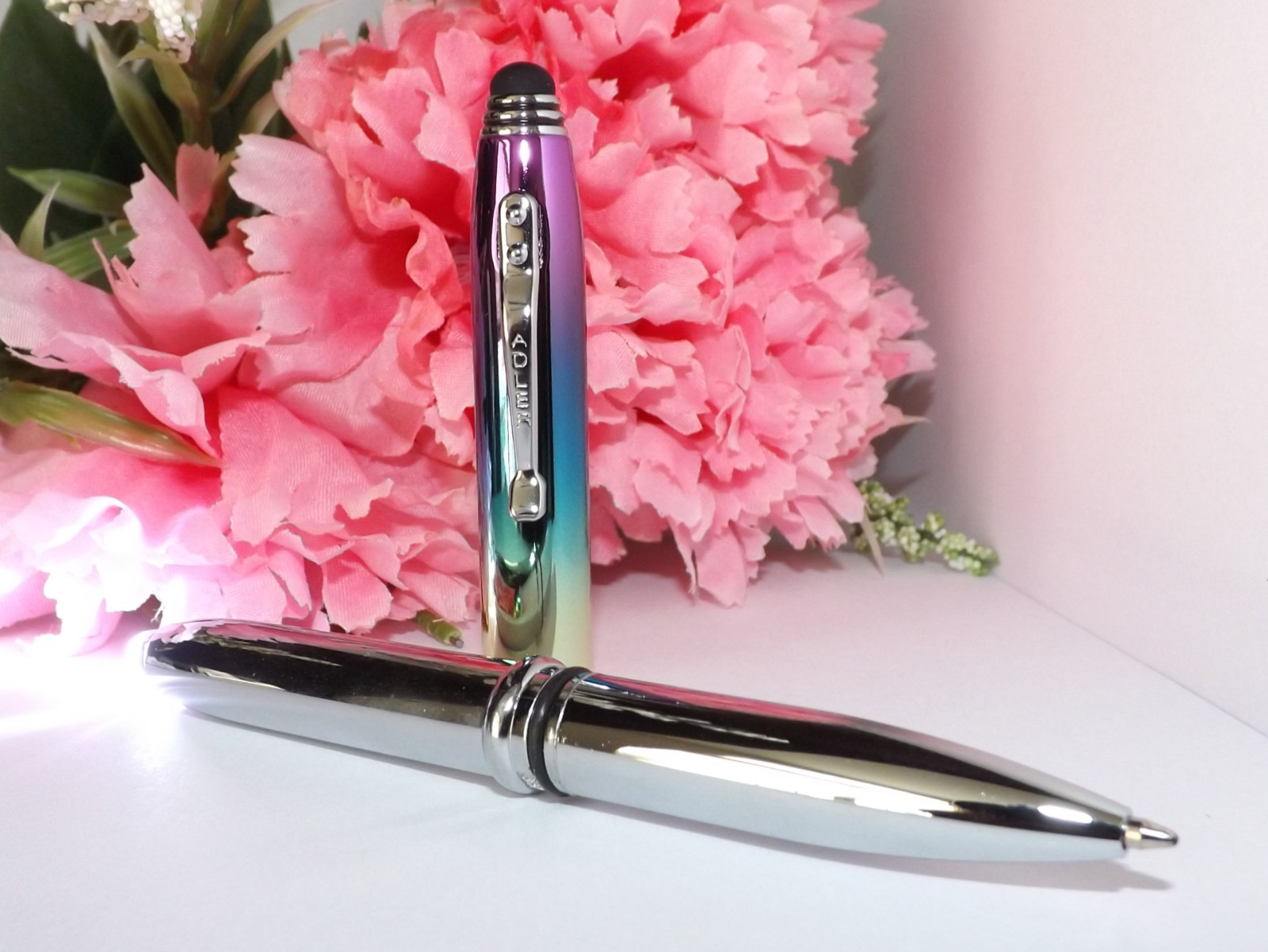 3 in 1 Crowne Triple – Rainbow Stylus Pen LED Flashlight ePen HIGH QUALITY