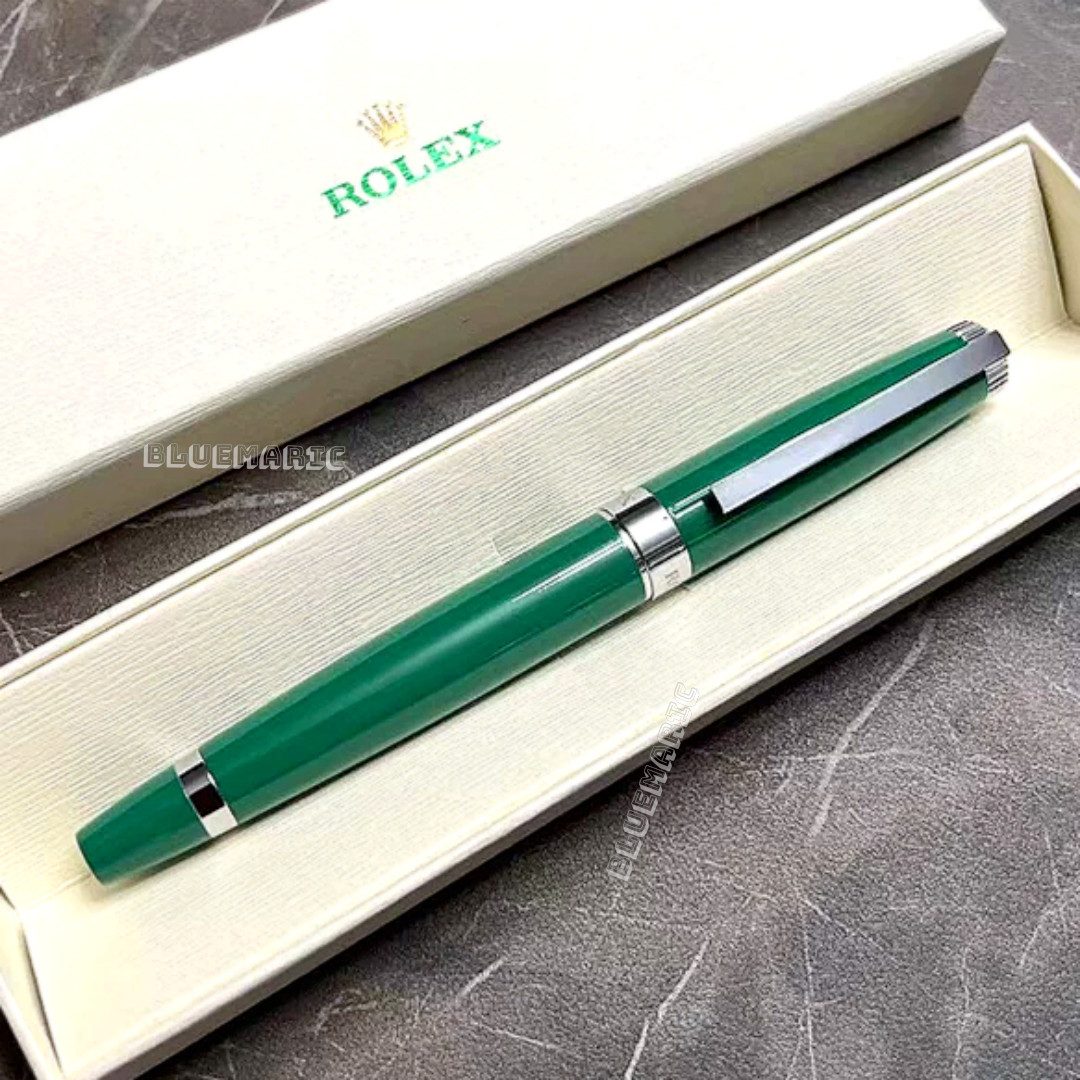 Rolex AD VIP GIFT Emerald Executive Green Rollerball Pen,New In Box, Collectible