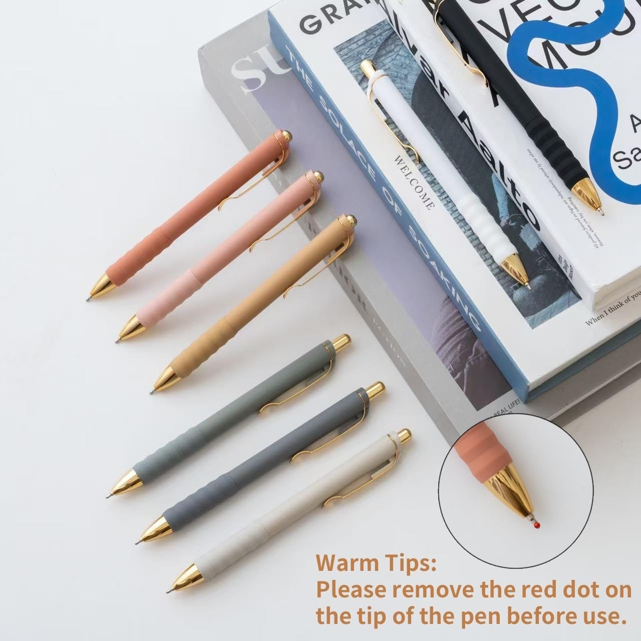 Elegant Black Ballpoint Pens 1mm – Quick-Drying, Soft Grip, 12 Count