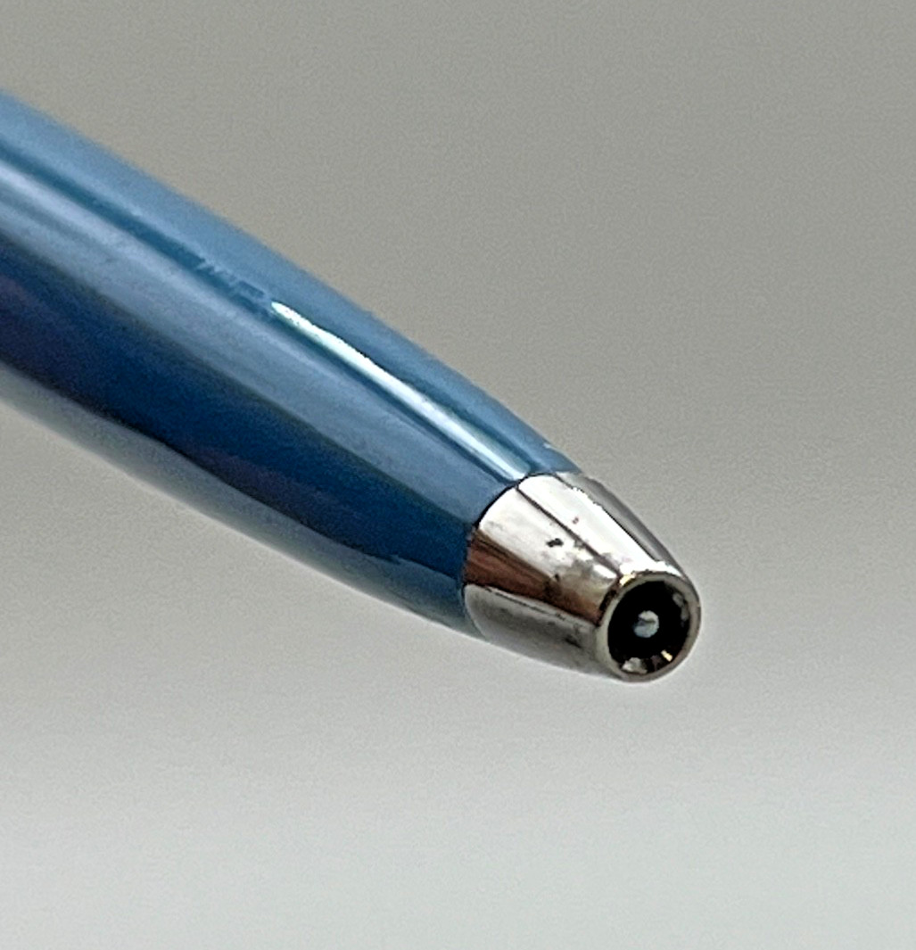 Paper Mate Double Heart Profile Light Blue/Chrome Cap, Blue Ink, Works – Mexico