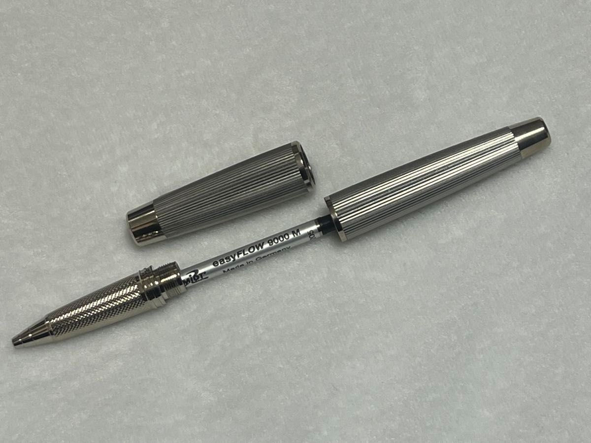 Breitling Silver Stripe Rollerball Pen Leather Case