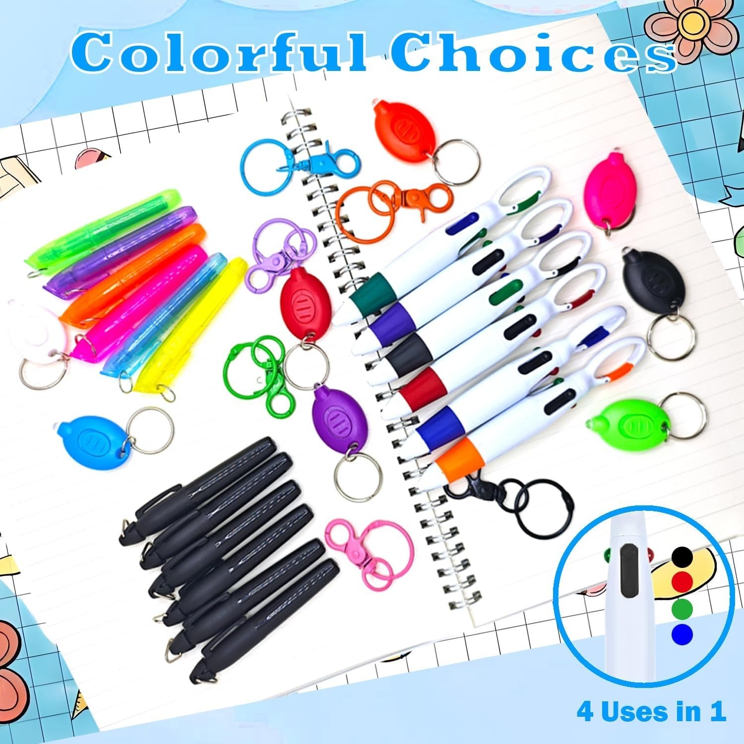 Vibrant Nurse Pen Set 10PCS: High-Quality Writing Tools for Professionals