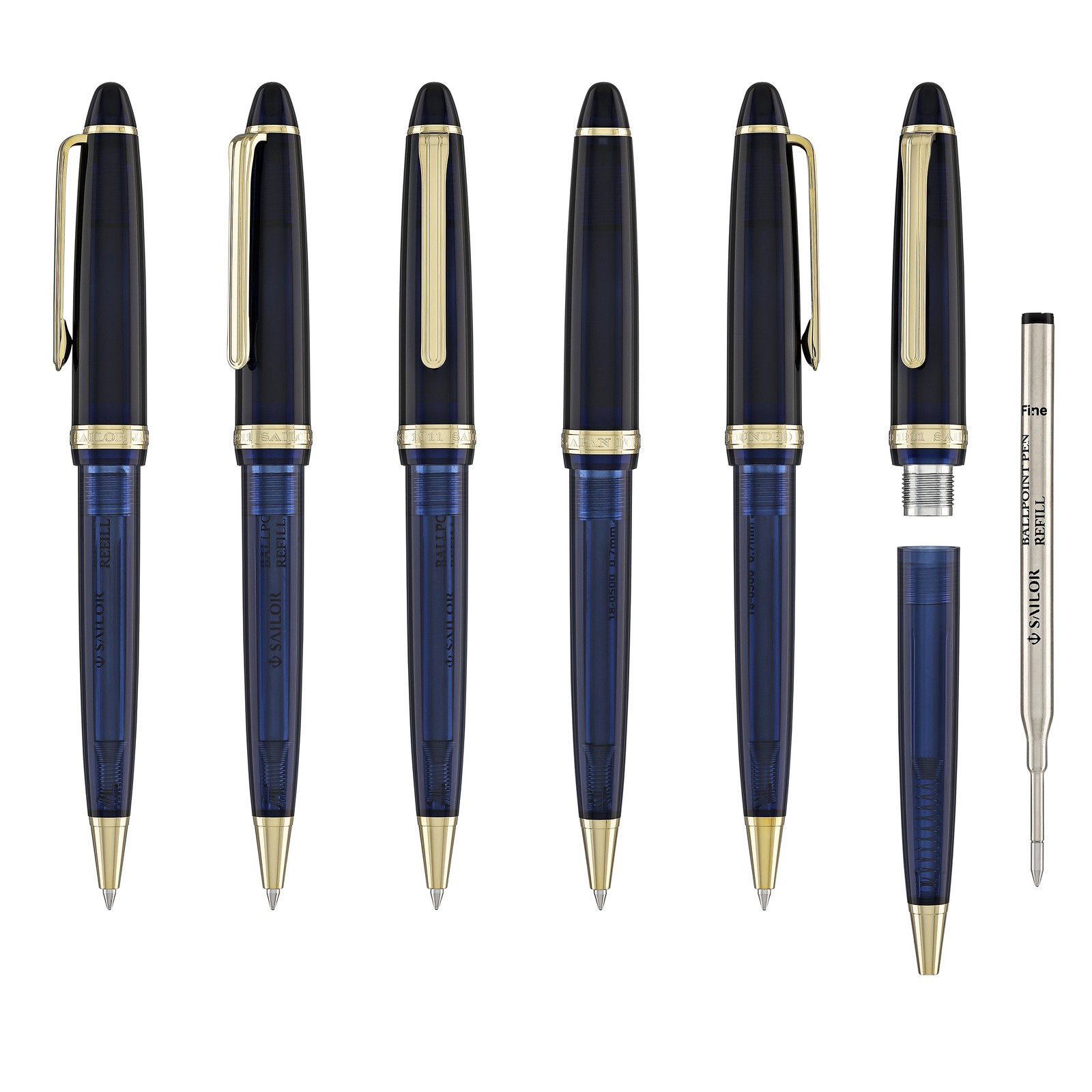 Sailor 1911S Standard Shikiori Sansui Ballpoint Pen in Spring – «Yuu-tsubame»