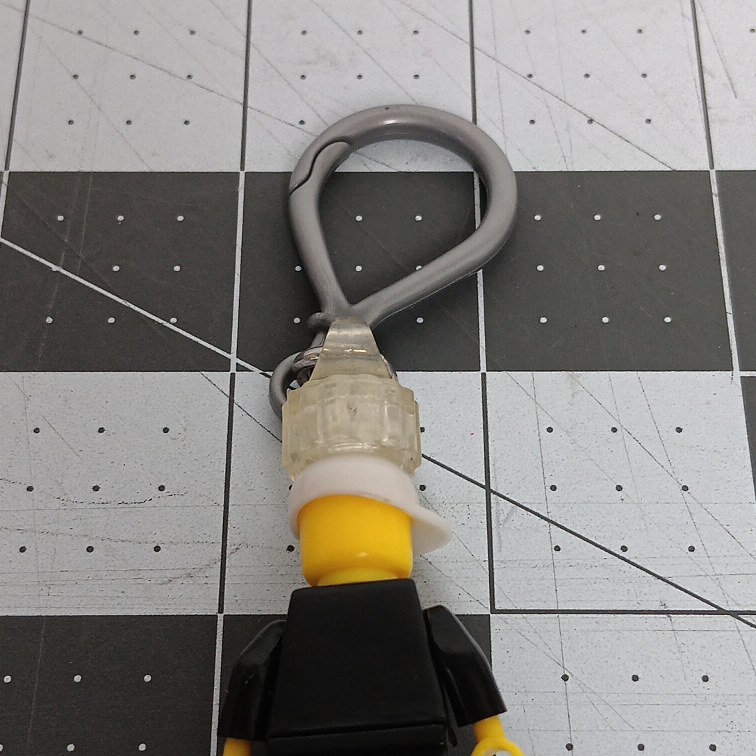 Lego City Police Officer Pen Key Chain 6 Inch Loose Toy Replacement