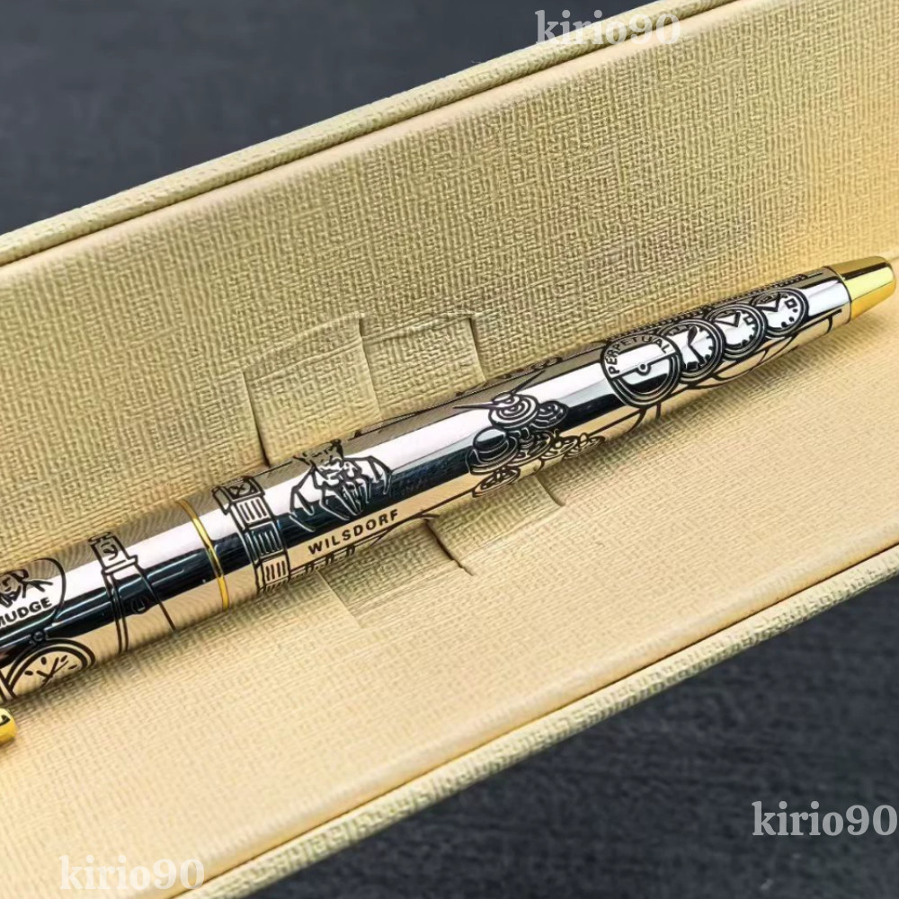 HOT ROLEX Vintage Collectible Ballpoint Pen Silver Gold Luxury New With box💥