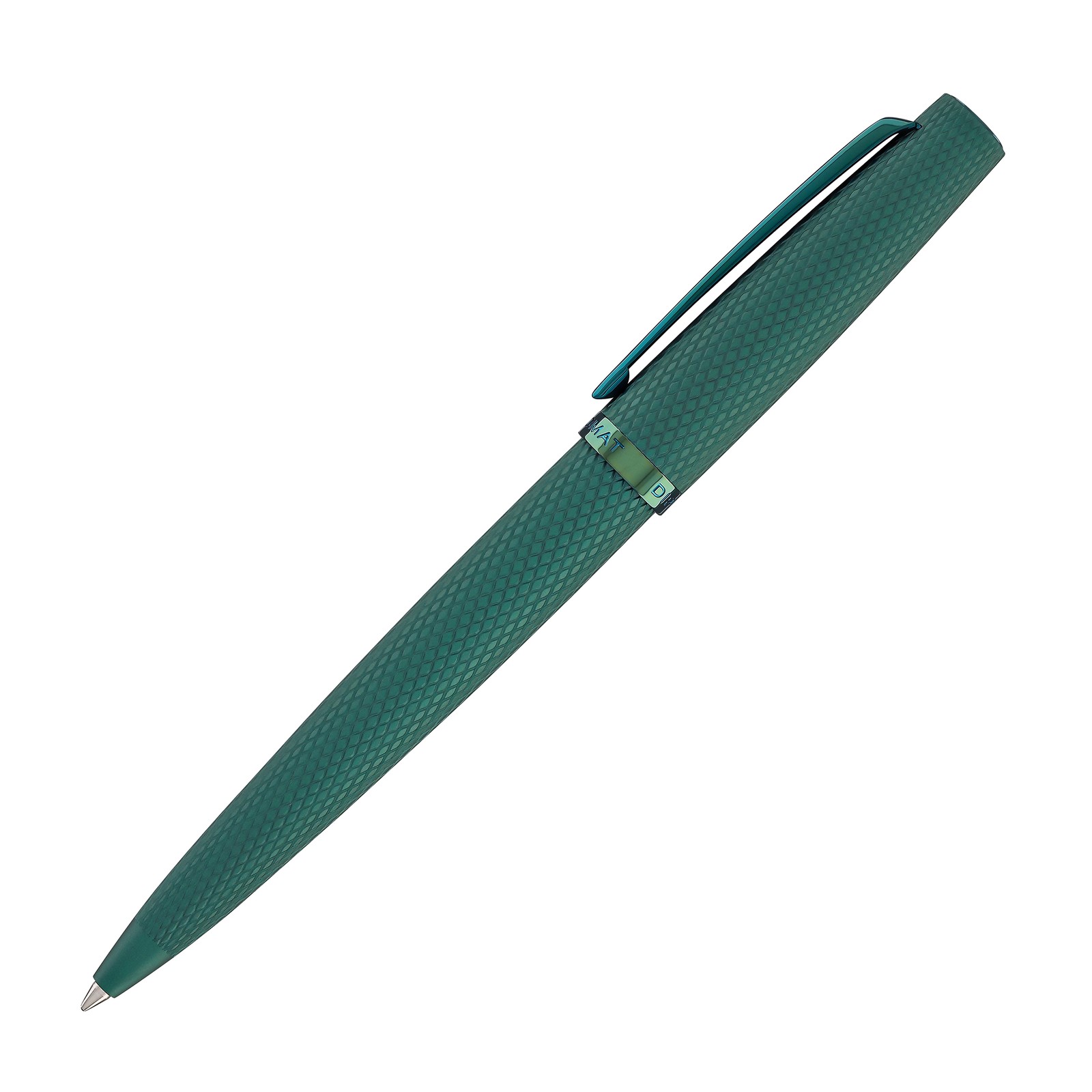 Diplomat Viper Ballpoint Pen in Green Guilloche – NEW in Box