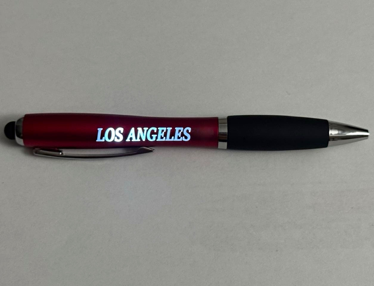 Personalized/customizable Ballpoint Pens with led illumination and stylus