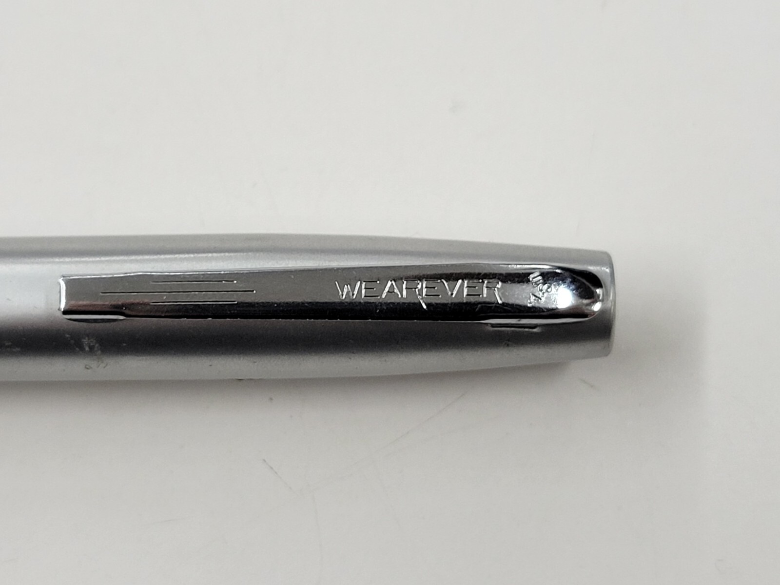 Vintage Wear-ever Ink Pen. Blue And Silver. Plastic And Metal. USA
