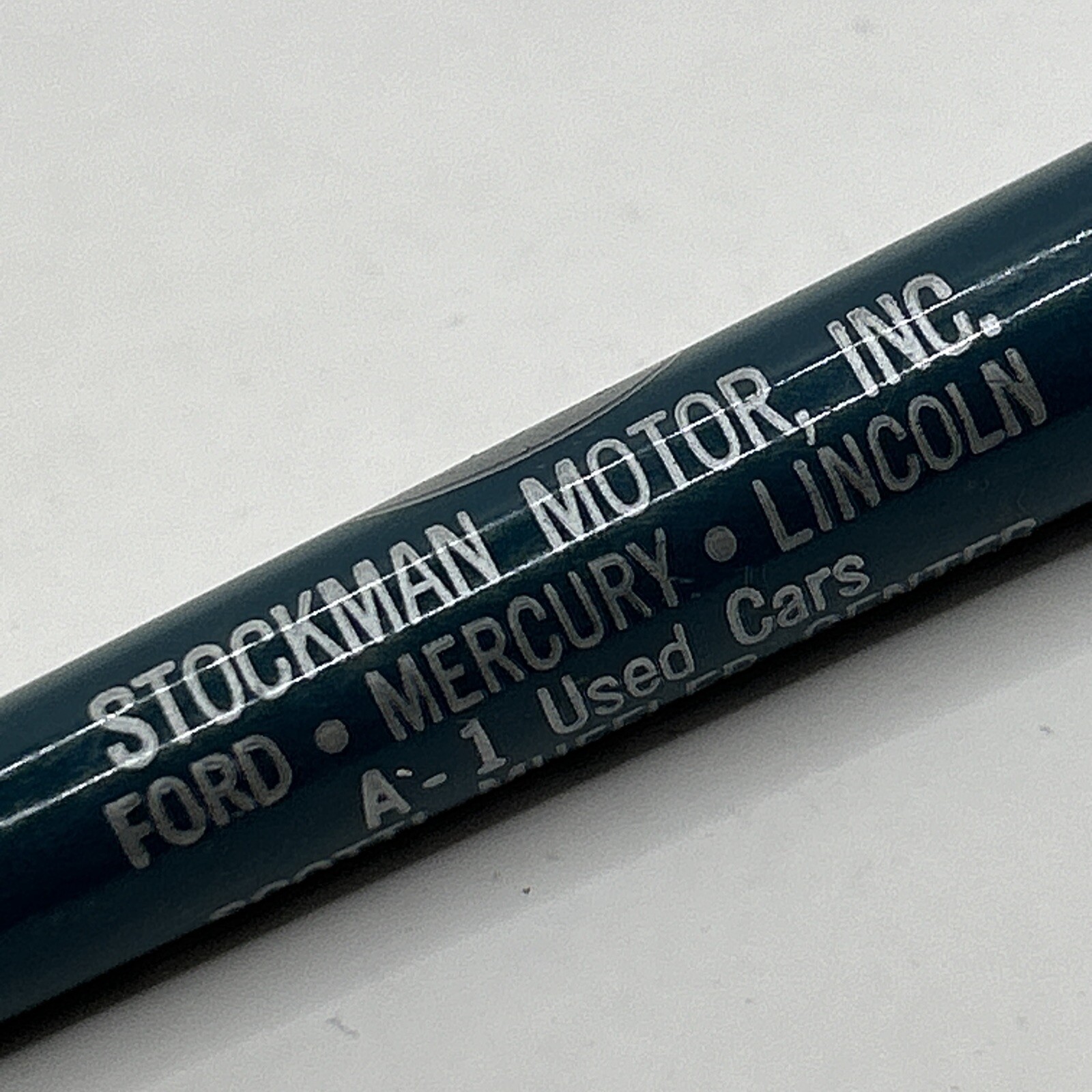 VTG Ballpoint Pen Stockman Motor Inc. Ford Lincoln Mercury Williston ND