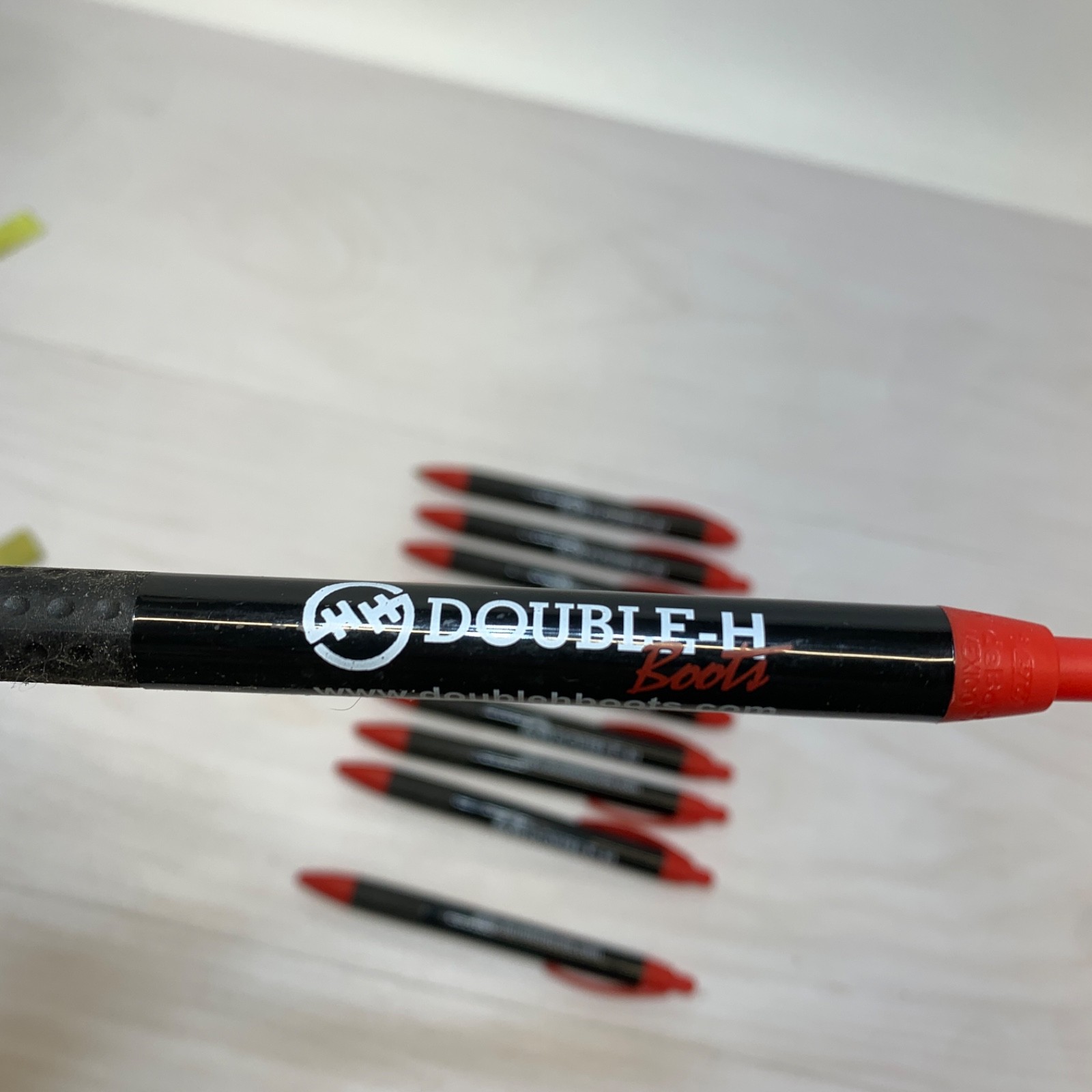 Vintage Double H Boots Ballpoint Pen BIC Wide Body Mexico Works Lot x 10 Branded