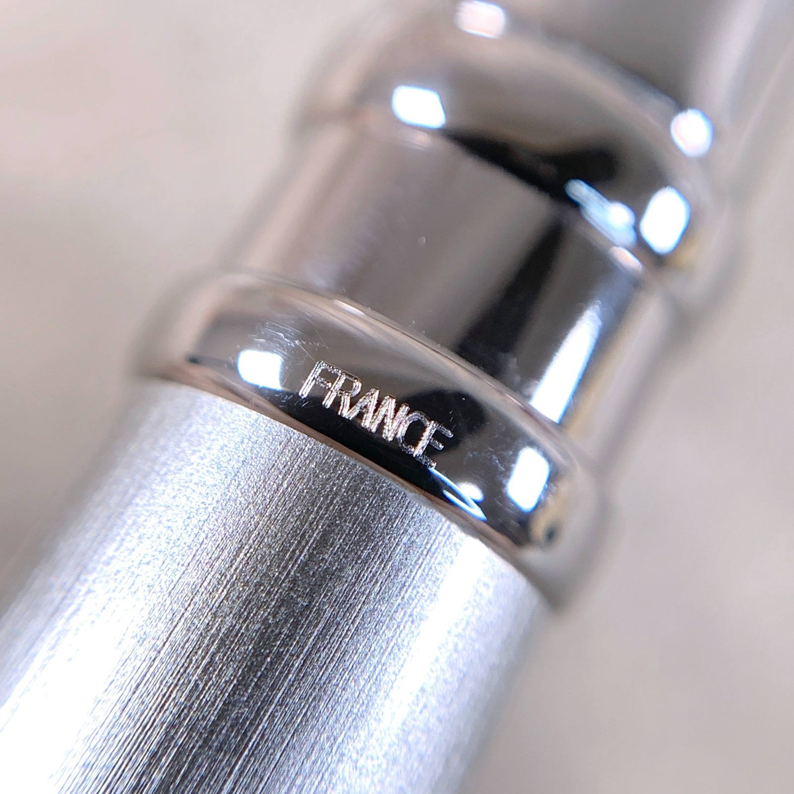 Cartier Mini Ballpoint Pen Charm Silver Lacquer Palladium Finish w/Case & Papers
