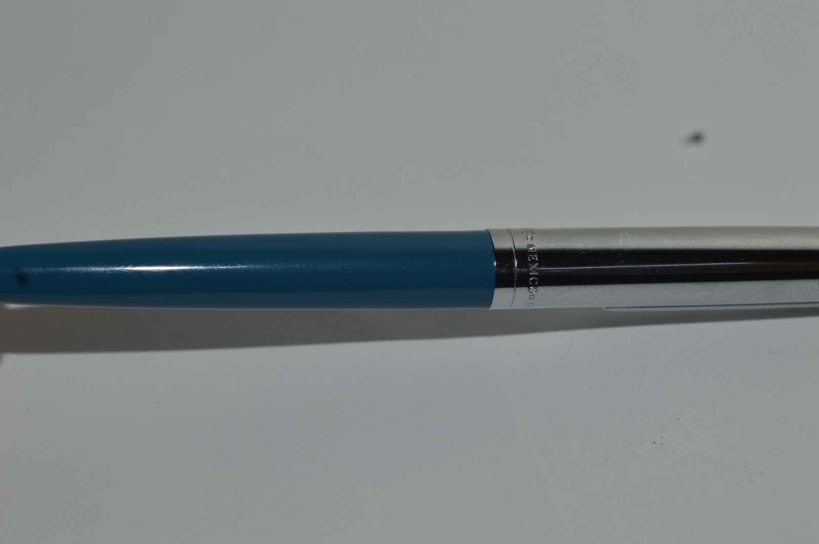PAPER MATE Profile #2 Reg Grip Ball Pen NOS Blue Barrel Made In Mexico 1990’s