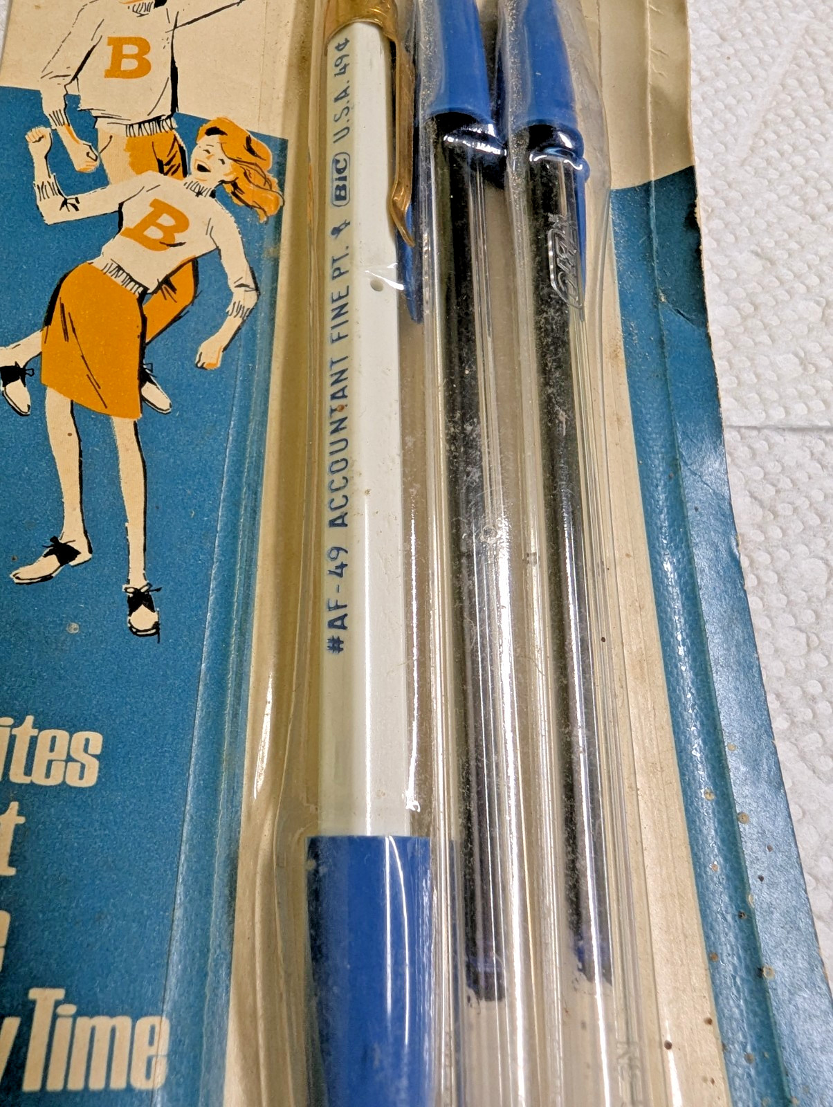 BIC School Special Pen Set 1970s BIC AF-49 + 2 standard New Old Stock WOW