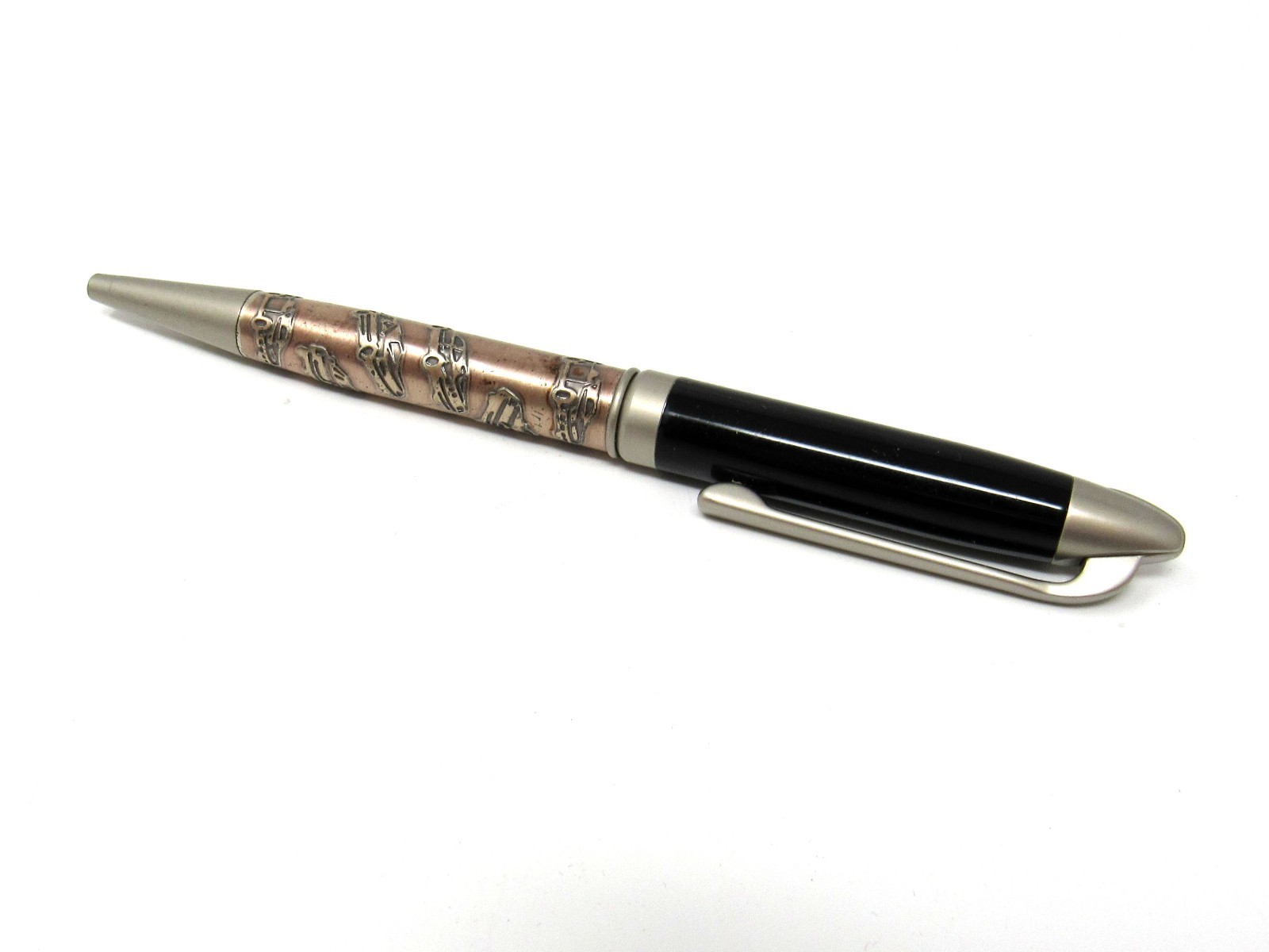 Vintage Mercedes Benz Collectible Ball Point Pen Twist Open Embossed Car Design