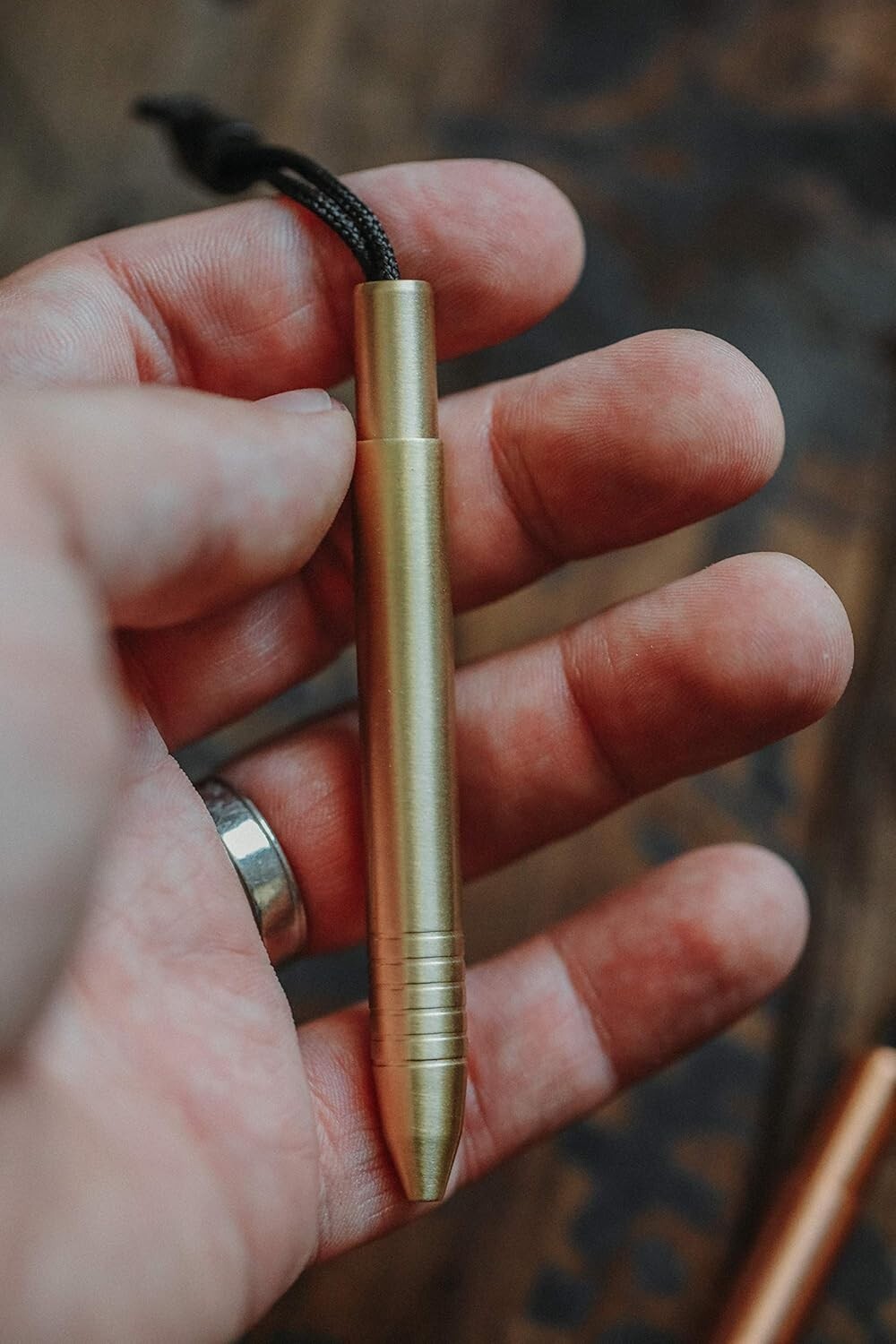 Luxury Solid Brass Mini Pen with D1 Refill Capability – Perfect Carry Size