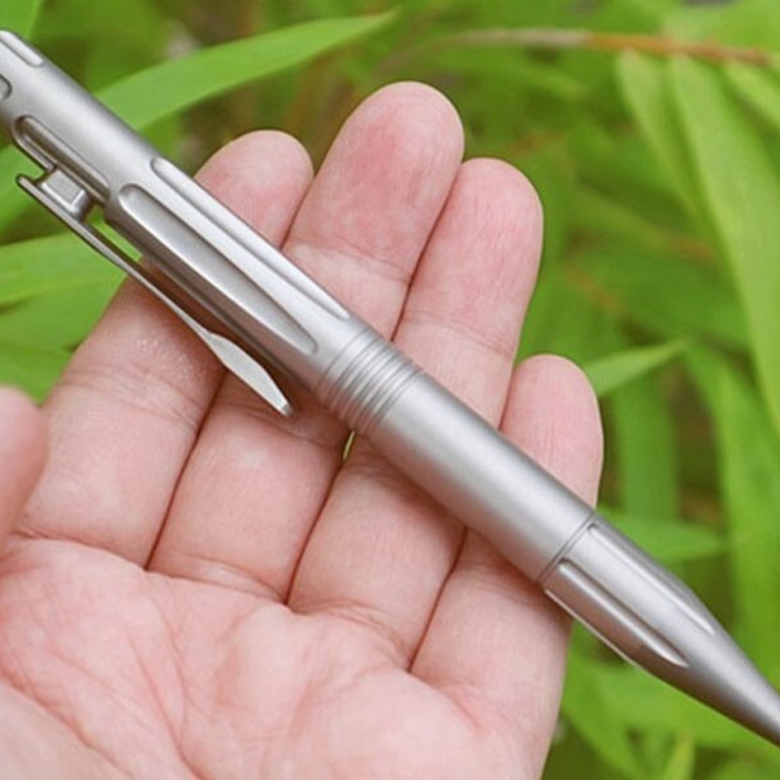 Titanium Alloy Pocket Ball Pen Tactical Signature Ballpoint Pen Outdoor EDC Tool