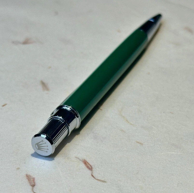 Luxury Rolex Submariner Green Ballpoint Pen Oyster Style Writing Pen w/ Box