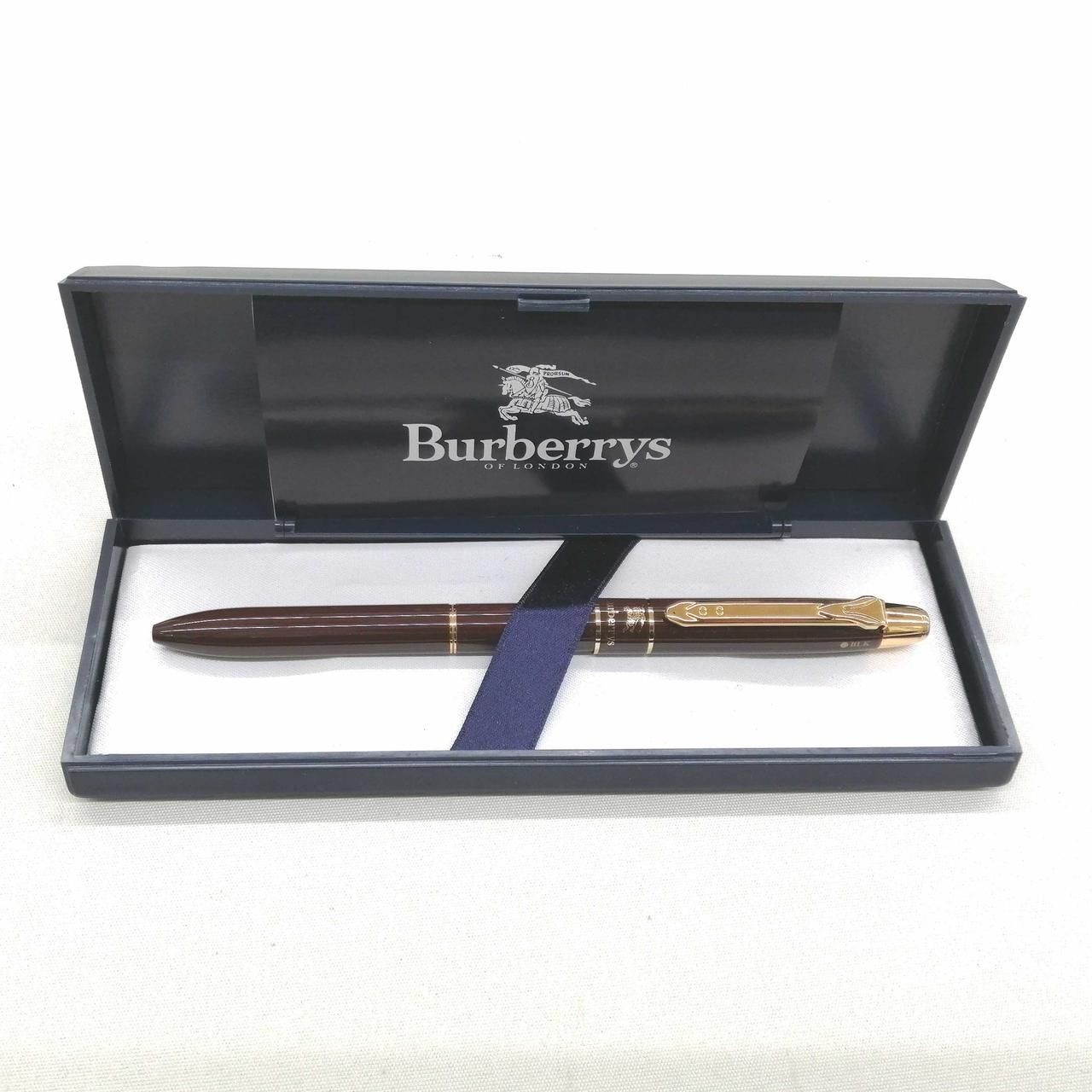 BURBERRYS Ballpoint Pen With Box Used