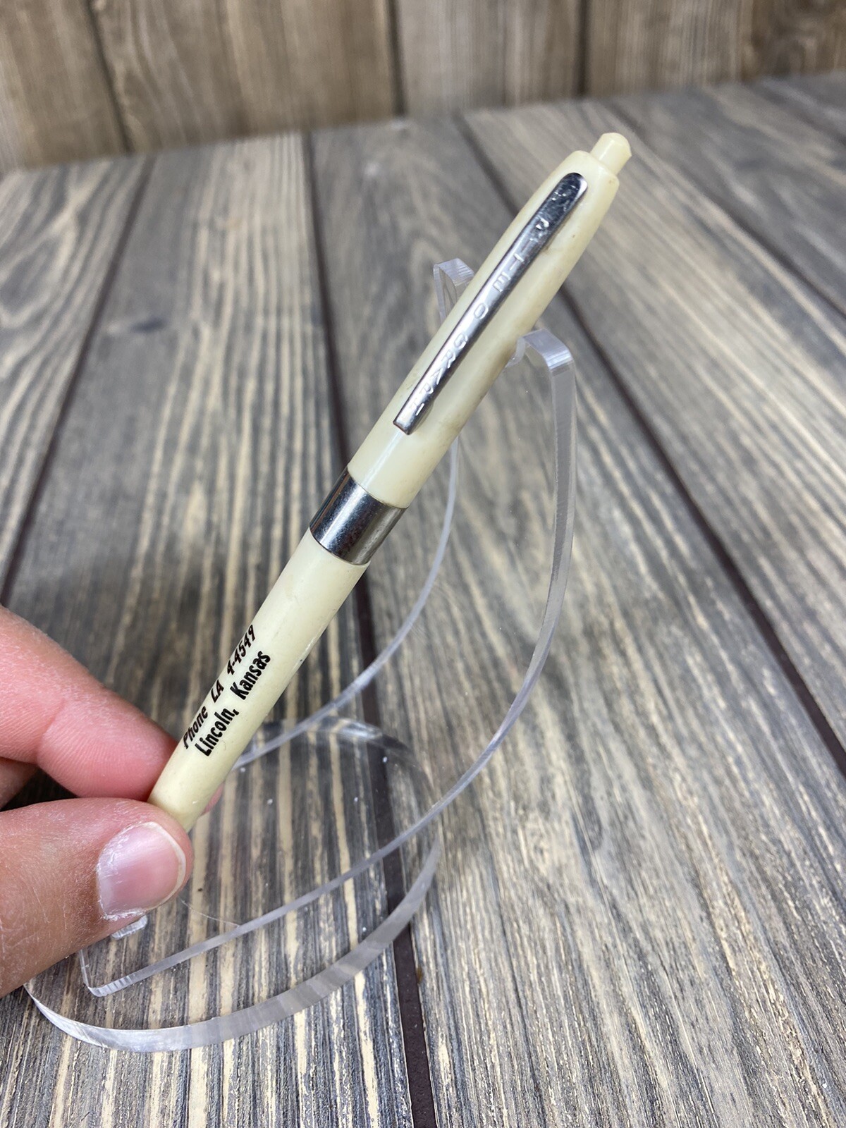 Vintage Hall Furniture And Mortuary Lincoln Kansas Pen Advertisement