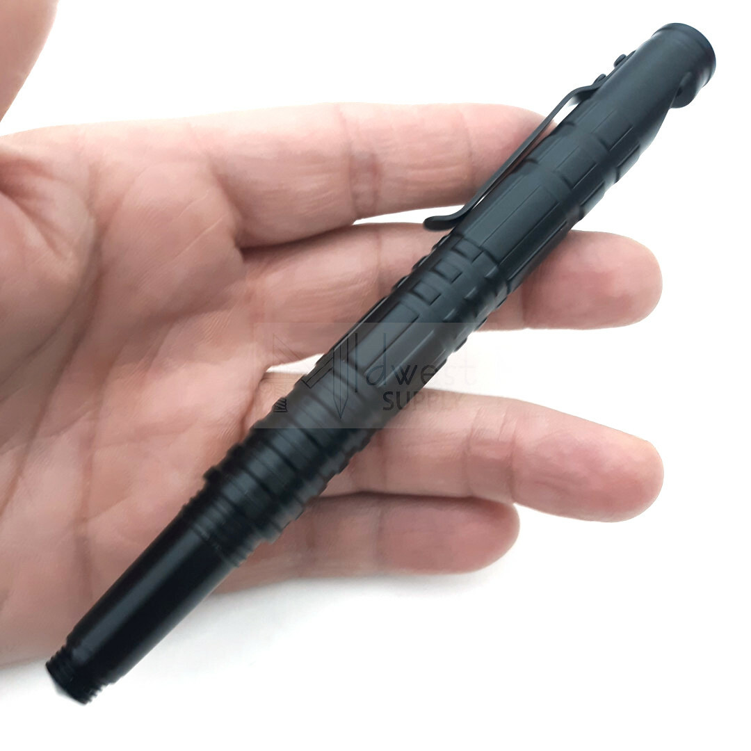 Schrade Survival Tactical Pen 6061 T6 Aluminum Housing w/Stainless Pocket Clip