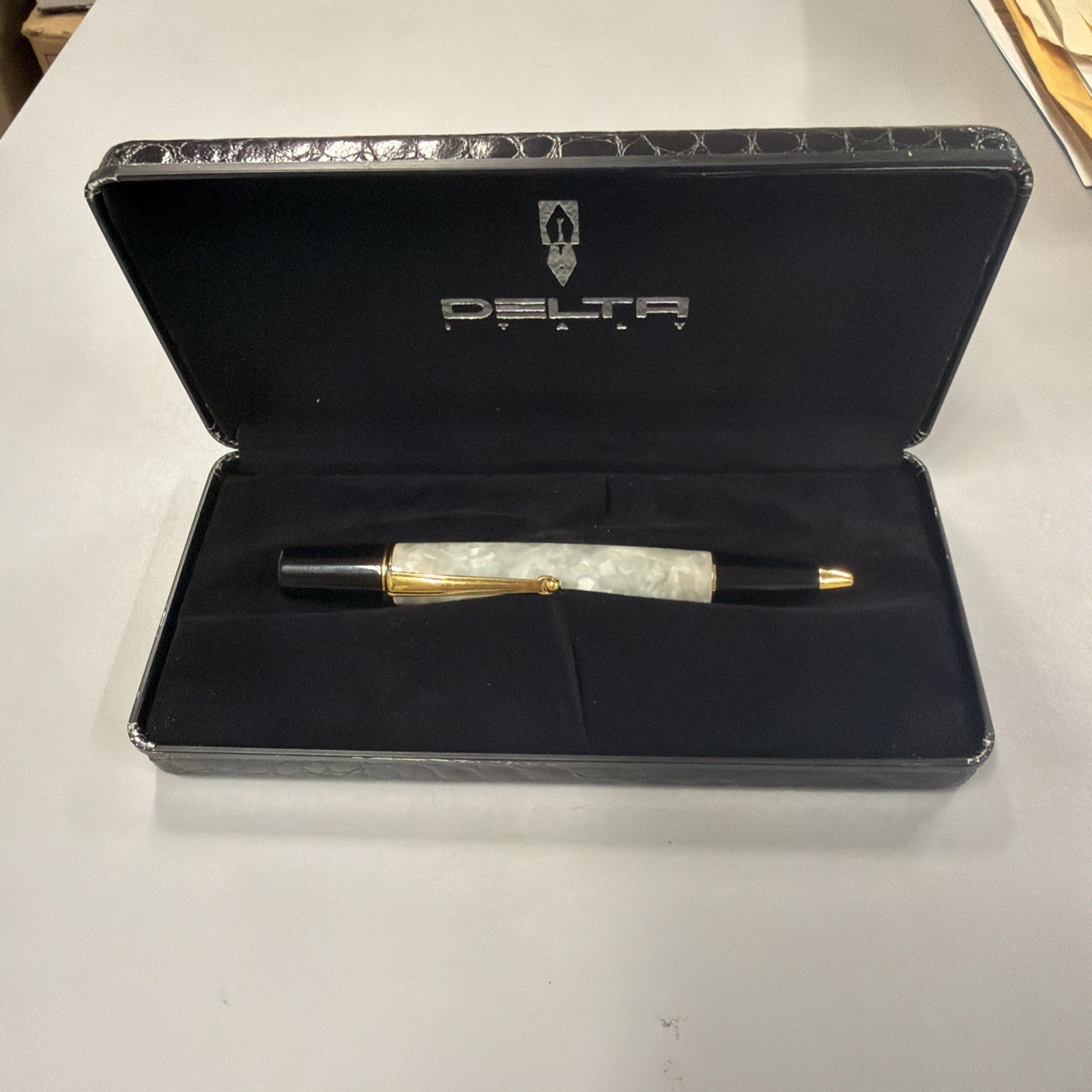 Delta Parthenope Old Napoli Collection Pen W/Case Made In Italy