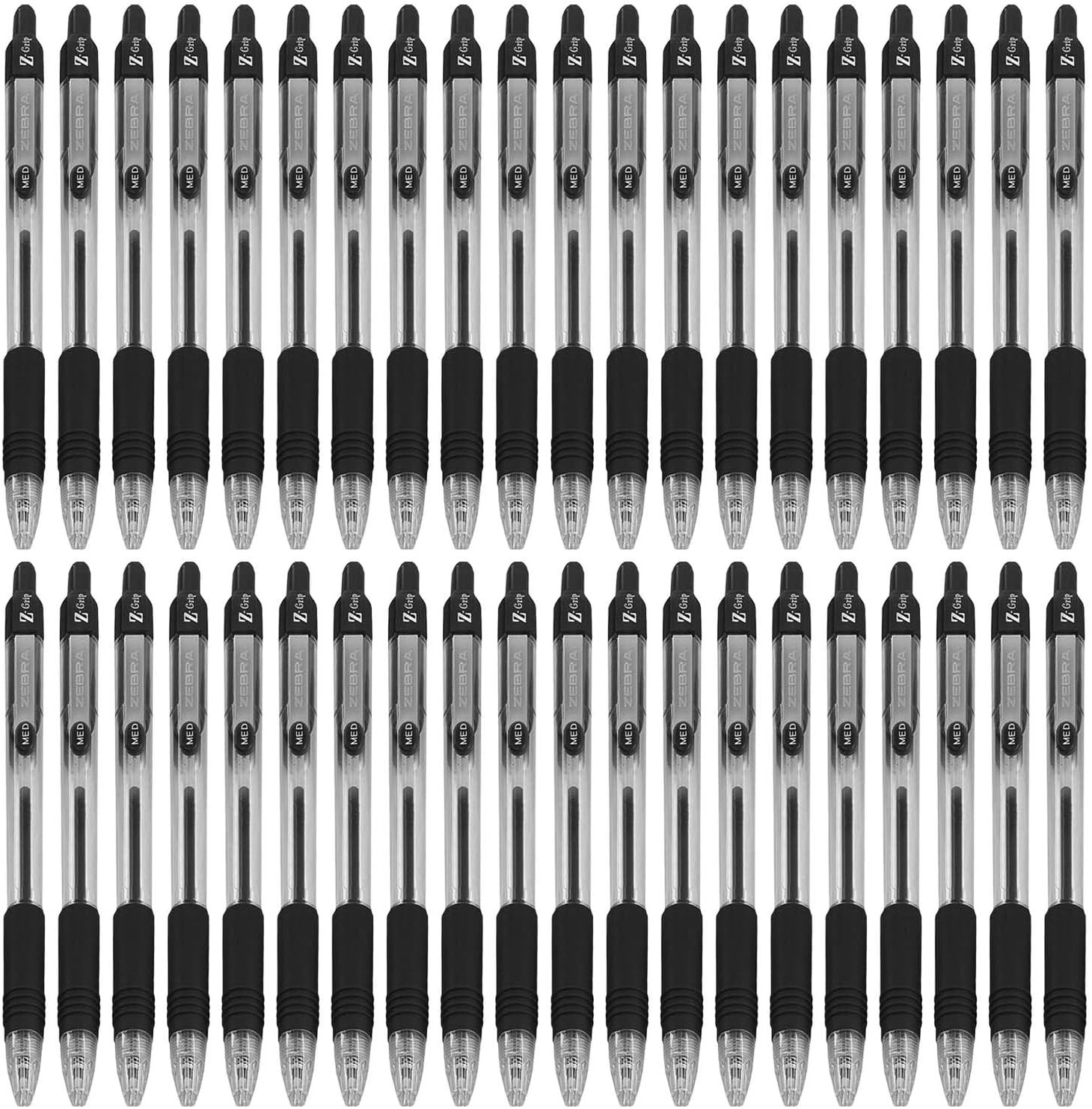 Versatile Z-Grip Retractable Pens 1.0mm | Ambidextrous & Refillable – 40 Pack