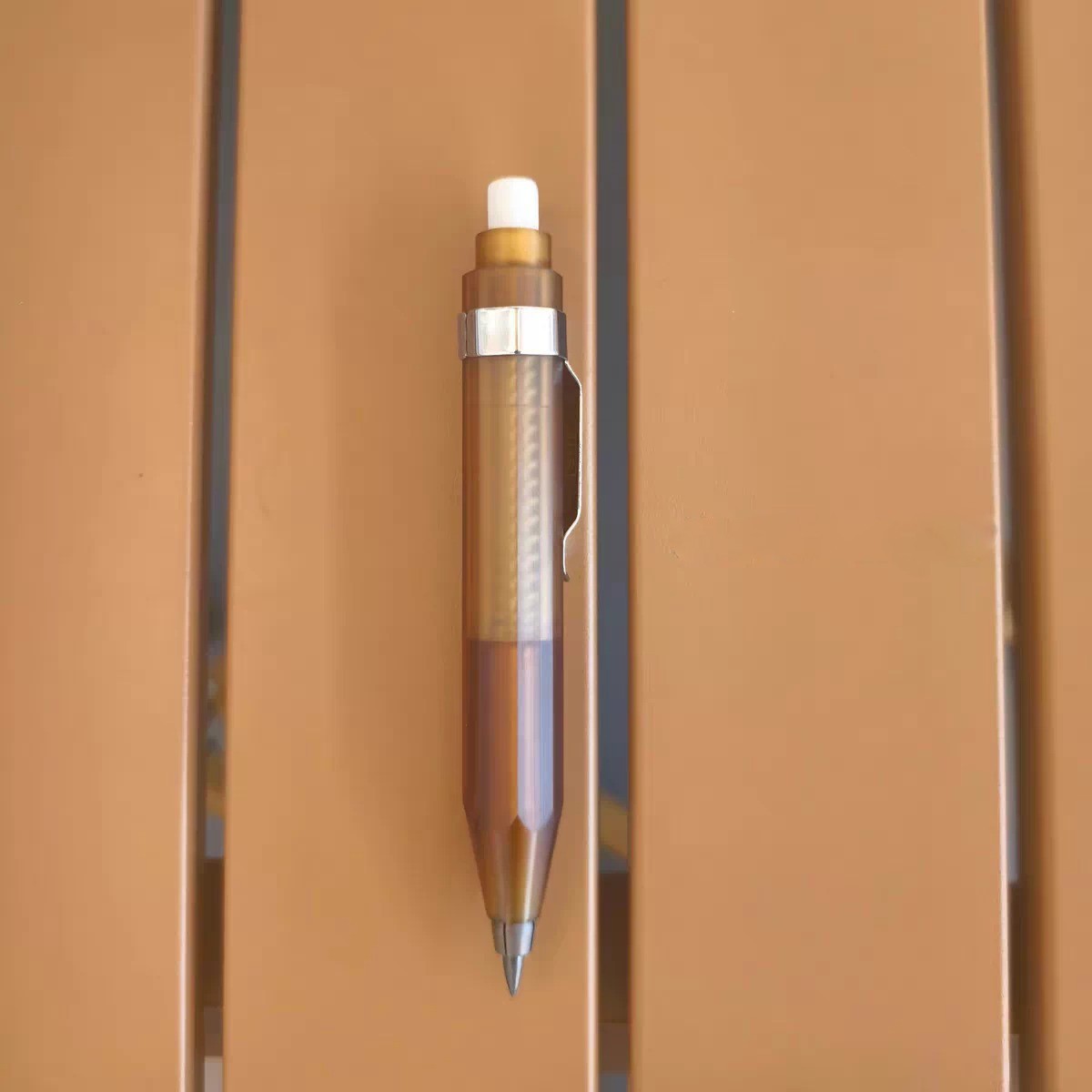 EDC Automatic Pencil HB Drafting Sketch Writing Press-Typ HDPE Titanium PEI Body