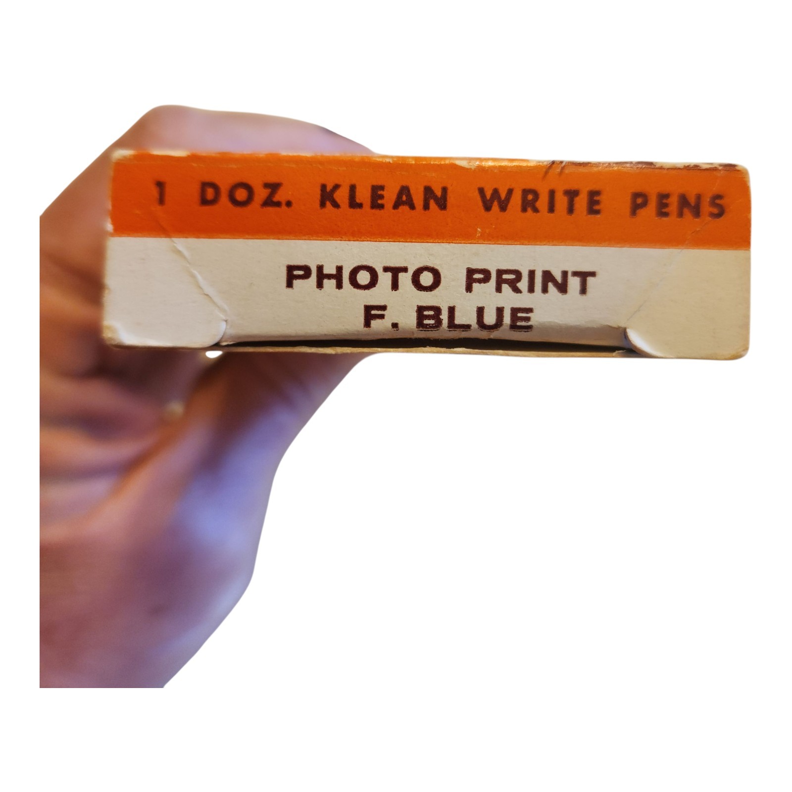 Vtg Klean Write Frankel Pens Photo Print Extra Fine 3 Blue 2 Red W Box All Work