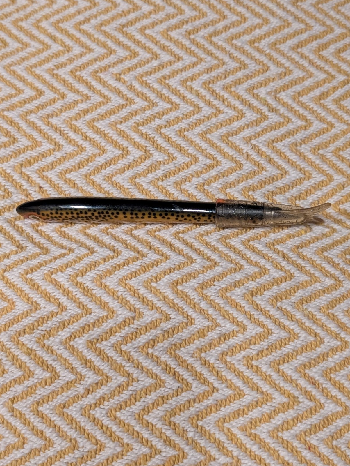 Xenox Novelty Brown Trout Fish Ballpoint Pen Fishing Lure Design Collectible